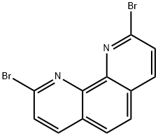 2，9-dibromo-1,10-phenanthroline Structural