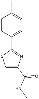 N-methyl-2-(4-methylphenyl)-1,3-thiazole-4-carboxamide