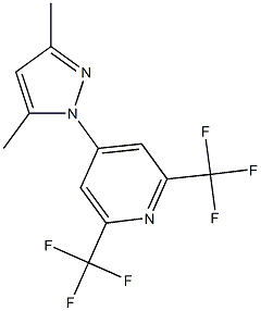 4-(3,5-dimethyl-1H-pyrazol-1-yl)-2,6-bis(trifluoromethyl)pyridine