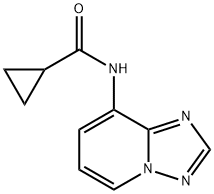 N-[1,2,4]triazolo[1,5-a]pyridin-8-ylcyclopropanecarboxamide