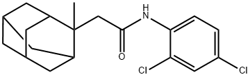 N-(2,4-dichlorophenyl)-2-(2-methyladamantan-2-yl)acetamide Structural