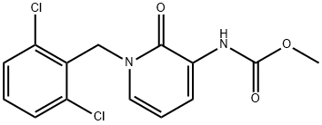 methyl N-{1-[(2,6-dichlorophenyl)methyl]-2-oxo-1,2-dihydropyridin-3-yl}carbamate Structural