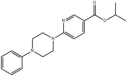 propan-2-yl 6-(4-phenylpiperazin-1-yl)pyridine-3-carboxylate Structural