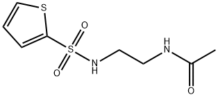 N-[2-(thiophene-2-sulfonamido)ethyl]acetamide Structural