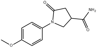 1-(4-methoxyphenyl)-5-oxopyrrolidine-3-carboxamide