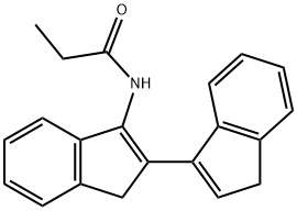N-{3H,3'H-[1,2'-biindene]-1'-yl}propanamide Structural