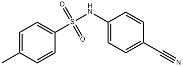 N-(4-cyanophenyl)-4-methylbenzenesulfonamide Structural