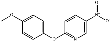 2-(4-methoxyphenoxy)-5-nitropyridine Structural