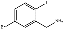 (5-bromo-2-iodophenyl)methanamine Structural