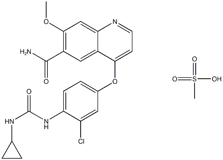 lenvatinib Mesylate Structural