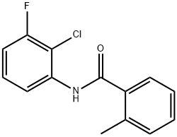 N-(2-chloro-3-fluorophenyl)-2-methylbenzamide Structural