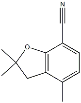 2,2,4-trimethyl-2,3-dihydro-1-benzofuran-7-carbonitrile Structural