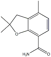 2,2,4-trimethyl-2,3-dihydro-1-benzofuran-7-carboxamide Structural