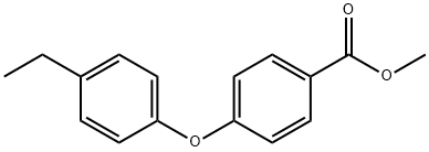 methyl 4-(4-ethylphenoxy)benzoate Structural