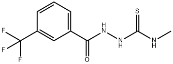 N-[(methylcarbamothioyl)amino]-3-(trifluoromethyl)benzamide Structural