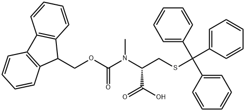 FMoc-N-Me-D-Cys(Trt)-OH Structural