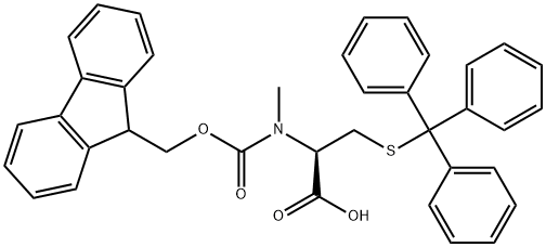 FMoc-N-Me-Cys(Trt)-OH Structural