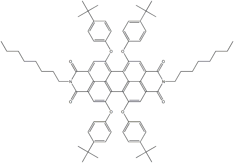 N,N-Dioctyl-1,6,7,12-Tetra-tert-butylphenoxyperylene-3,4,9,10-tetracarboxylic dianhydride