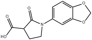 1-(2H-1,3-benzodioxol-5-yl)-2-oxopyrrolidine-3-carboxylic acid