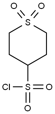 tetrahydro-2H-thiopyran-4-sulfonyl chloride 1,1-dioxide Structural
