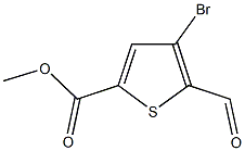 methyl 4-bromo-5-formyl-2-thiophenecarboxylate