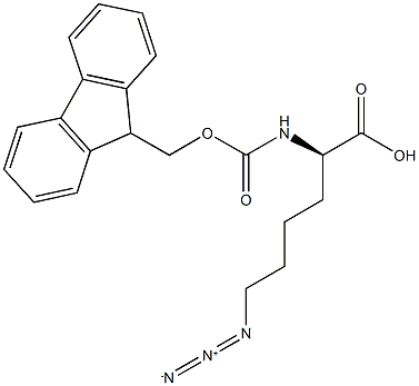 Fmoc-D-Lys(N3)-OH Structural