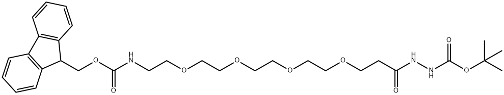 Fmoc-NH-PEG4-HZ-BOC Structural