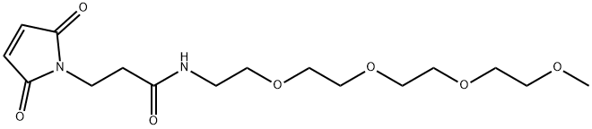 m-PEG4-Mal Structural