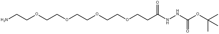 Amino-PEG4-t-Boc-Hydrazide Structural