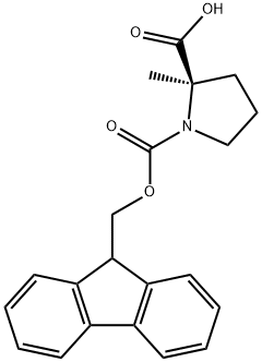 FMoc-α-Me-D-Pro-OH Structural