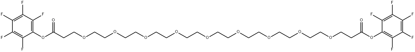 Bis-PEG9-PFP ester Structural