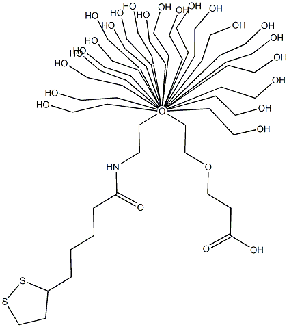 Lipoamido-dPEG(R)12-acid Structural