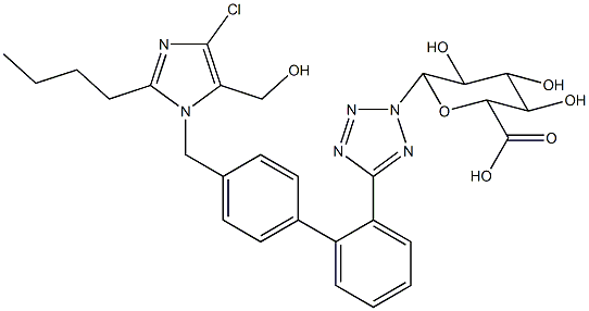 Losartan N2-Glucuronide Structural