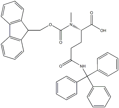 FMoc-N-Me-Gln(Trt)-OH Structural
