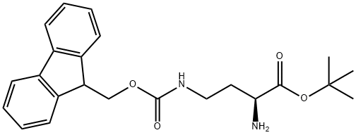 H-L-Dap(Fmoc)-OtBu*HCl Structural