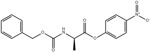 N-alpha-Benzyloxycarbonyl-D-alanine p-nitrophenyl ester Structural