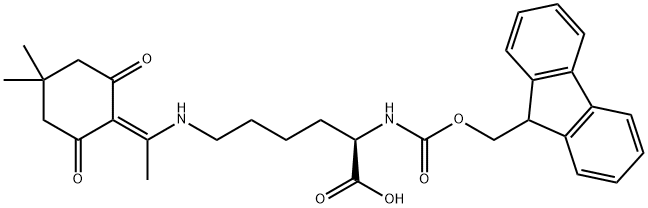 FMoc-D-Lys(Dde)-OH Structural