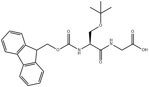 Fmoc-Ser(tBu)-Gly-OH Structural