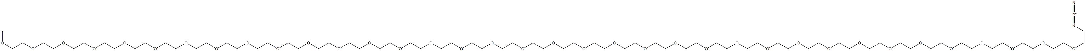 PEG-Azide,  O-(2-Azidoethyl)-Oμ-methylpolyethylene  glycol Structural