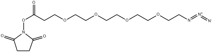 Azido-PEG4-NHS Ester Structural