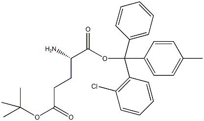 H-GLU(OTBU)-2-CLTRT RESIN Structural