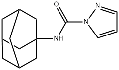 N-(1-adamantyl)pyrazole-1-carboxamide Structural