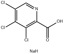 sodium 3,4,5-trichloropyridine-2-carboxylate Structural