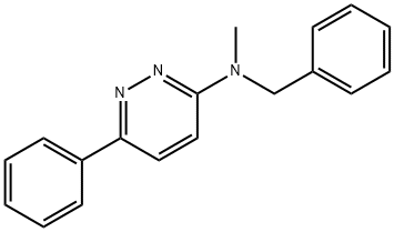 N-benzyl-N-methyl-6-phenylpyridazin-3-amine Structural