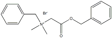 benzyl-dimethyl-(2-oxo-2-phenylmethoxyethyl)azanium bromide Structural
