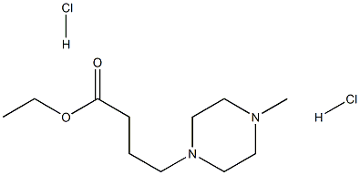 ethyl 4-(4-methylpiperazin-1-yl)butanoate dihydrochloride Structural