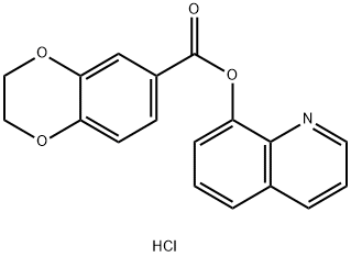 quinolin-8-yl 2,3-dihydro-1,4-benzodioxine-6-carboxylate hydrochloride Structural