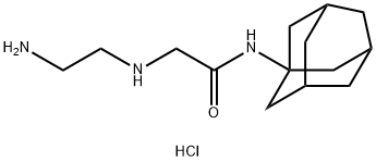 N-(1-adamantyl)-2-(2-aminoethylamino)acetamide dihydrochloride Structural