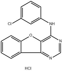 N-(3-chlorophenyl)-[1]benzofuro[3,2-d]pyrimidin-4-amine hydrochloride Structural