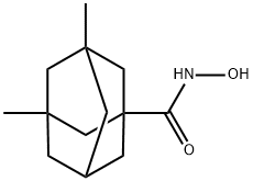 N-hydroxy-3,5-dimethyladamantane-1-carboxamide Structural
